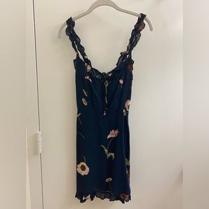 Reformation floral mini dress